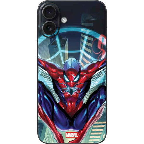 Marvel Spiderman Spiderman Armor MK IV iPhone 16 Plus Skin